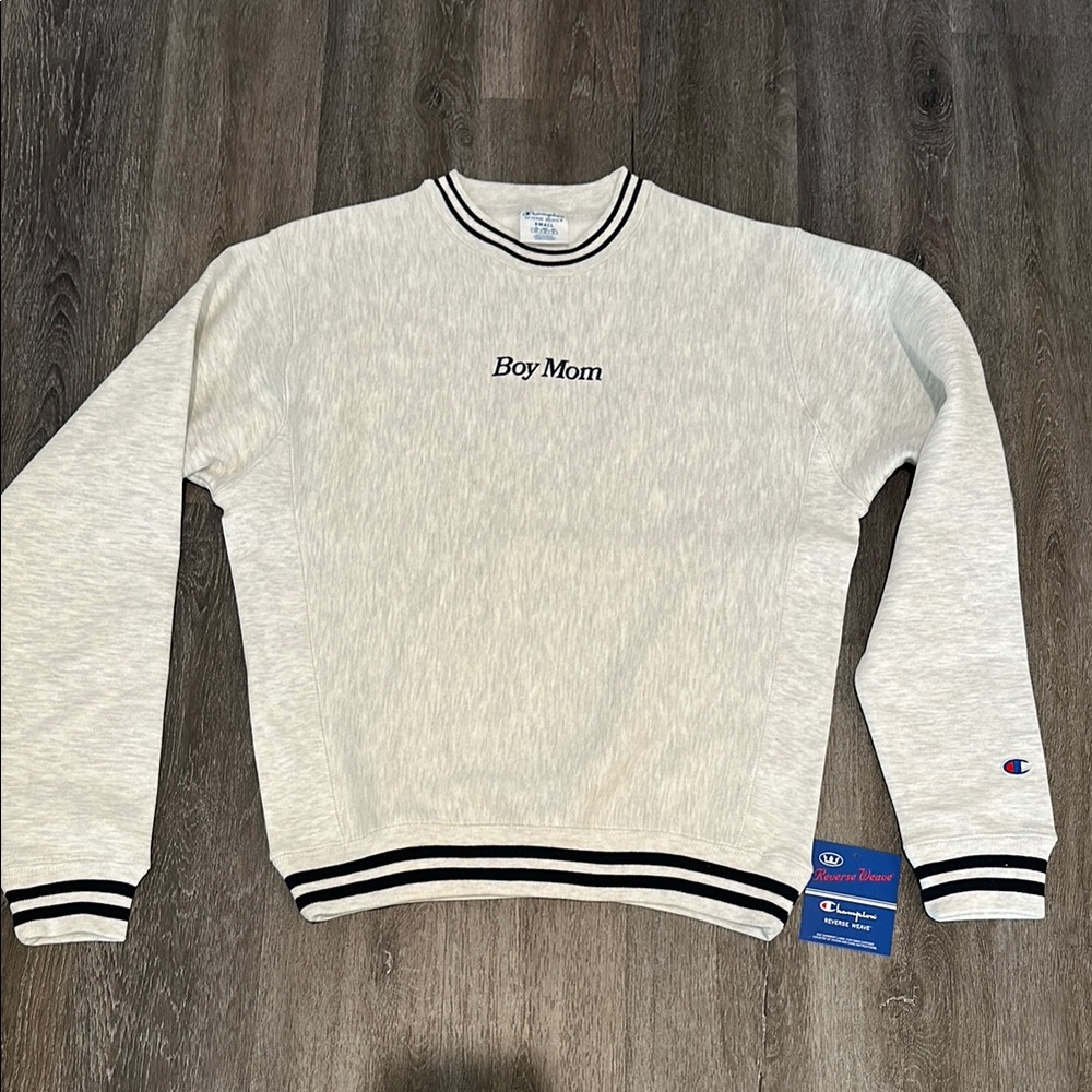 Barstool Boy Mom Champion Sweatshirt NWT